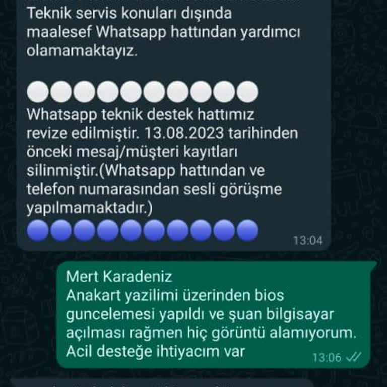 Gençer Gaming Teknik Destek Tam Bir Fiyasko