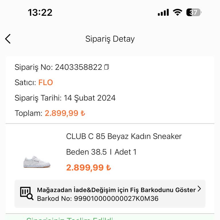 FLO Ayakkabı FLO Mağazasından Alınan Ürün Hakkında