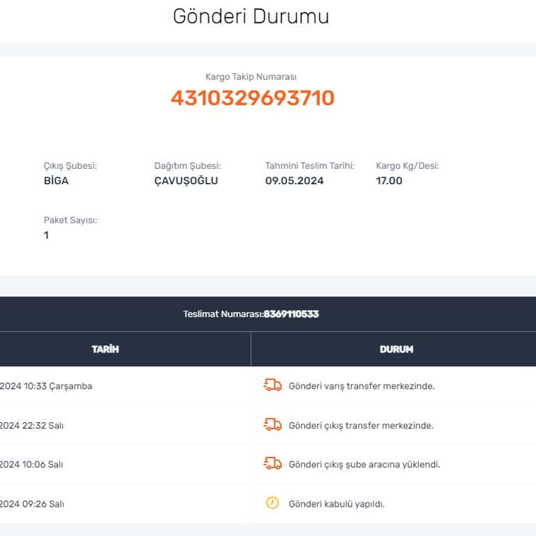 Aras Kargo 1 Haftadır Kargomu Getirmiyor!