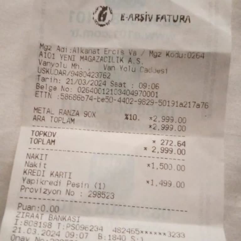 A101 Para İadesi Değil Ürünümü İstiyorum