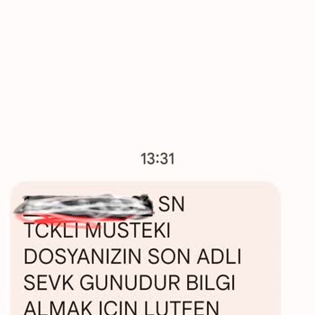 Av. Cennetak (SMS) Asılsız Mesaj Gönderdi