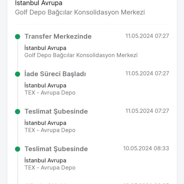 Trendyol Expres Siparişleri Teslim Etmeden İade Çıkıyorlar