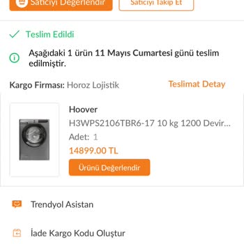 Trendyol Yanlış Ürün Gönderen Firma
