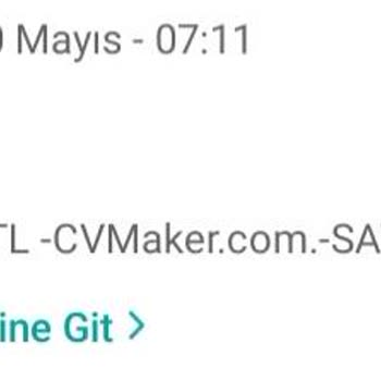 CV Maker Paramı Aldı