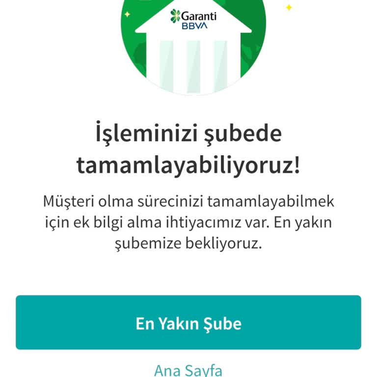 Garanti Bankası Yeni Müşteri Olarak Beni Kabul Etmiyor