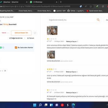 Trendyol Vatan Bilgisayar'ın 2 Bataryalı Mini Pro4 Tek Batarya İle Gönderilmesi