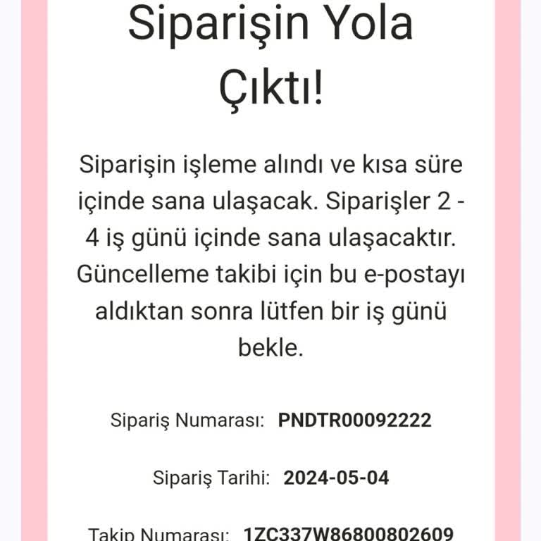 UPS Türkiye Pandora Alışverişim Adreste Olmama Rağmen Teslim Edilmedi