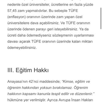 Esenyurt Üniversitesi Haksız Zam Oranı
