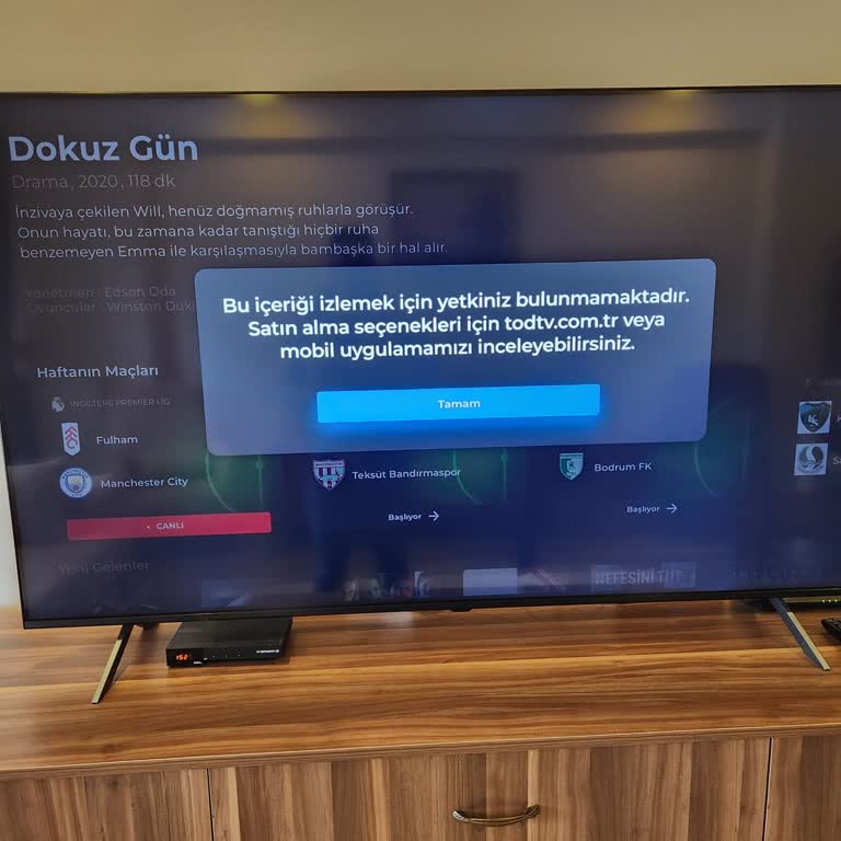 TOD Tv Tod Smart TV Yetkiniz Yok Sorunu!