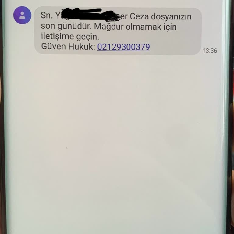 Güven Hukuk (Sms) Güven Hukuk-+905427278418 Güven Hukuk Mesaj Şikayeti