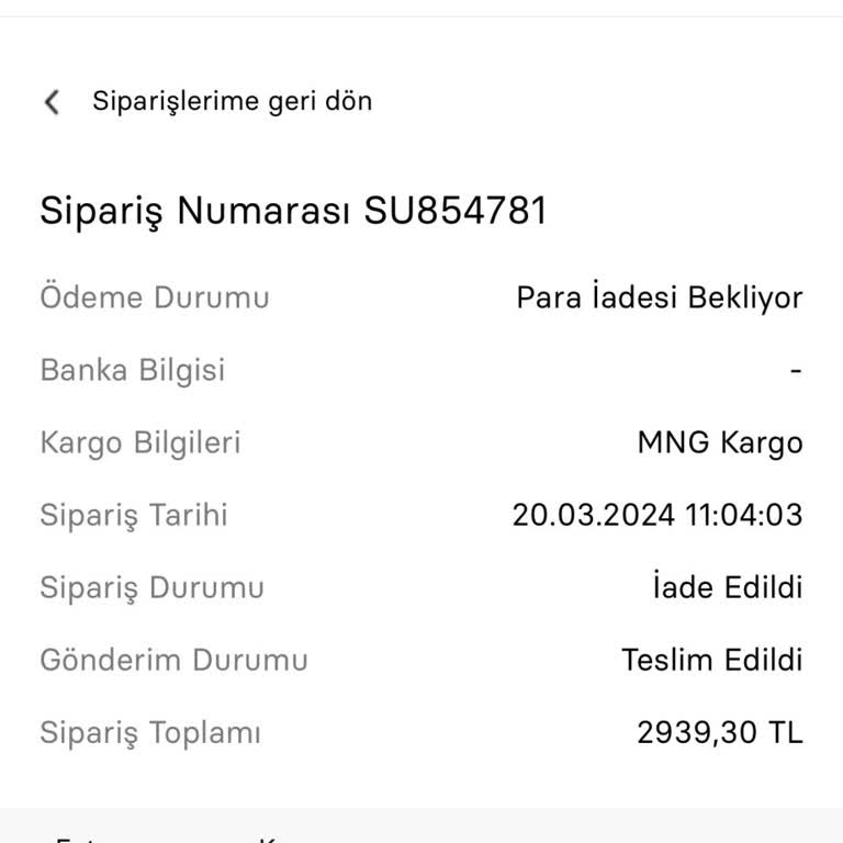 Sneaks Up Sonraki Üç Para İadesi Yapmadı