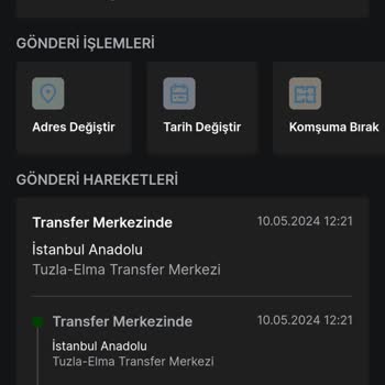Trendyol Express Tuzla Elma Transfer Merkezi Kargomu Teslim Etmiyor.
