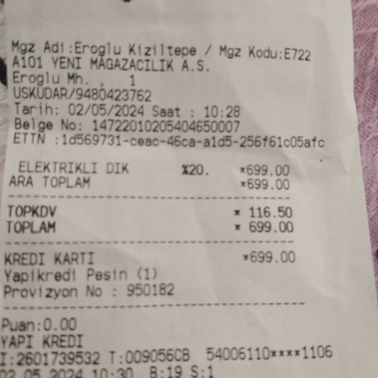 A101 Den Alınan Ürünün İadesi Yapılmadı Yardımcı Alınmadı