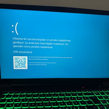 Monster Tulpar T7 Sıfır Laptop Mavi Ekran Sorunu