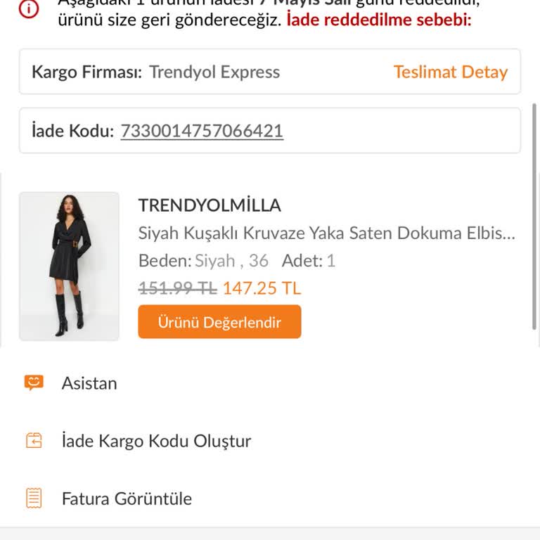 Trendyolmilla Yasal Hakkımı Kullanmam Engelledi Ve Hesabımı Kapattı