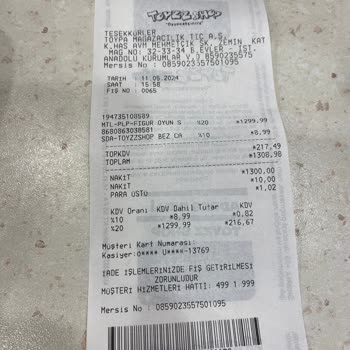 Toyzz Shop Etiket Fiyatı Alınmadı