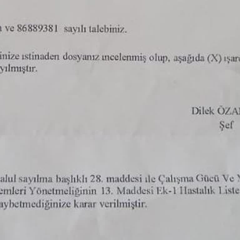 %50 Engel Oranıyla Tüm Şartlara Uyduğumuz Halde SGK Dan Red Alanlar
