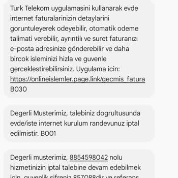 Türk Telekom Teknik Randevu Oylaması