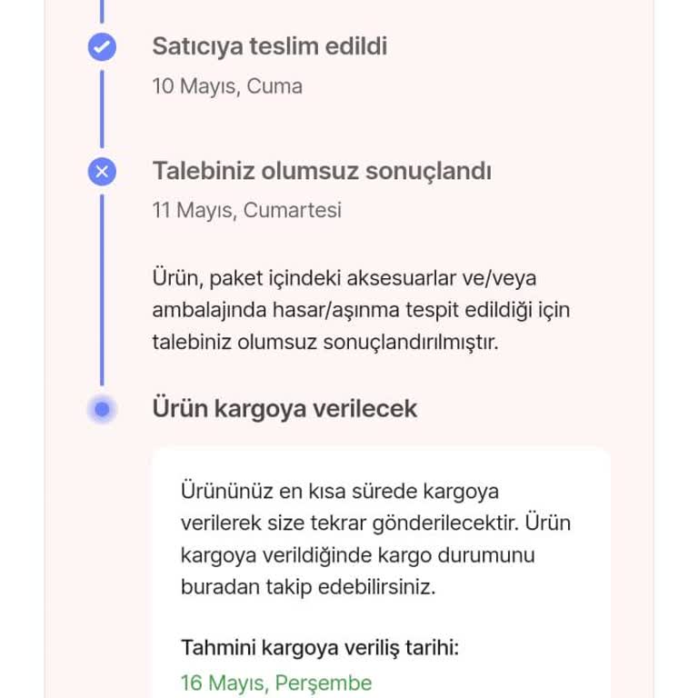 Hepsiburada İademin Haksızca Reddedilmesi