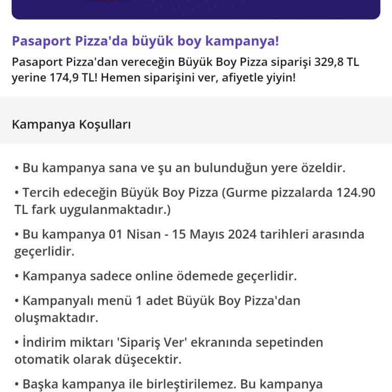 Getir Yemek Beni Mağdur Etti