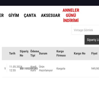 Be Blue Sipariş İptal Etme Seçeneği Sunmuyor.