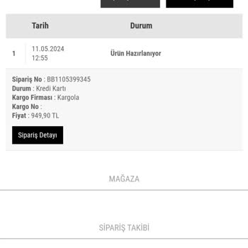 Be Blue Sipariş İptal Etme Seçeneği Sunmuyor.