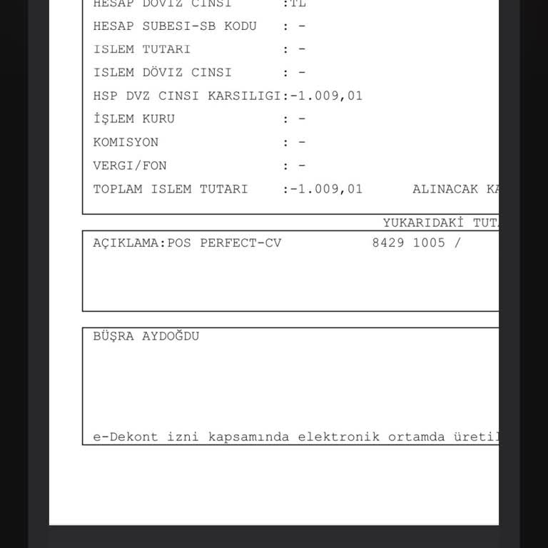 Perfect CV (perfect-cv.com) Perfect CV Şikayetçiyim