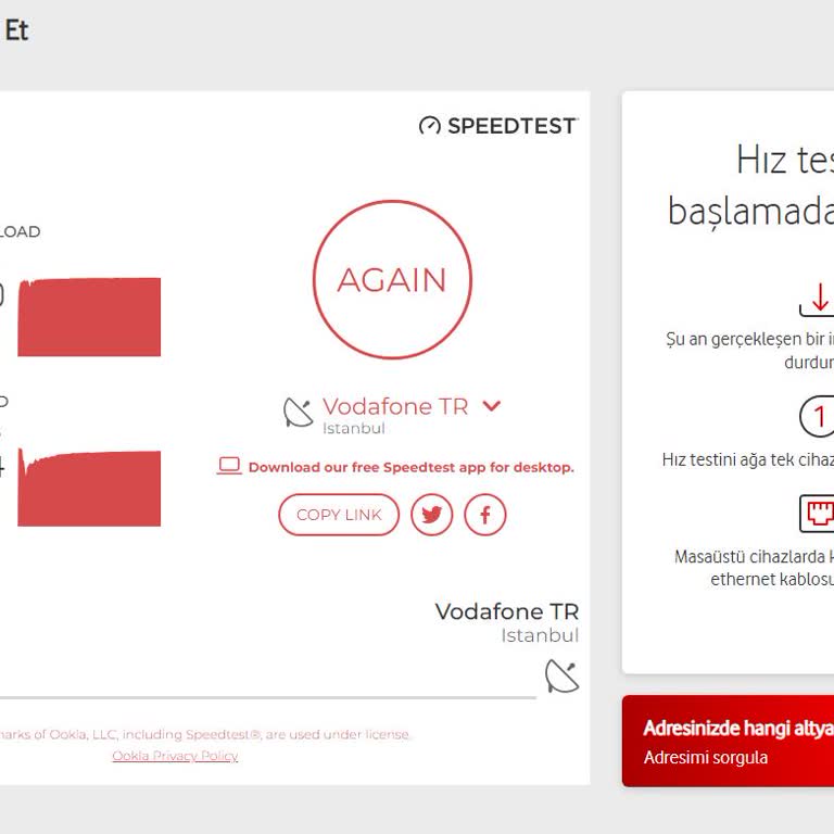 Vodafone Net Vodafone 1000 Mbps Paket Satıp 100 Mbps Hız Veriyor