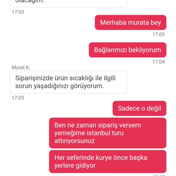 Yemeksepeti Yemeğime İstanbul Turu Attırdılar.