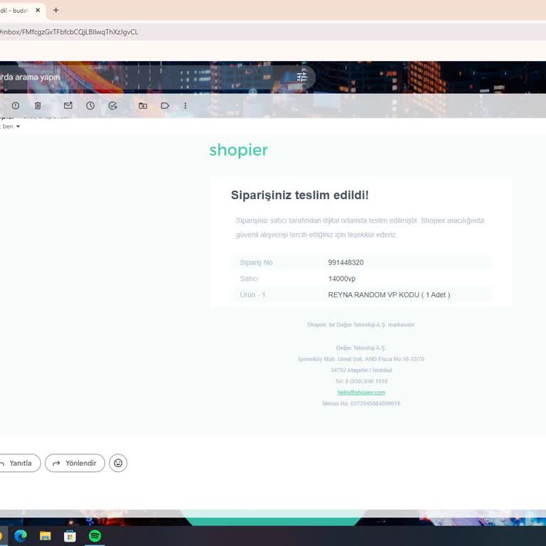 Shopier'den Satın Aldığım Dijital Ürün Teslim Edilmiyor