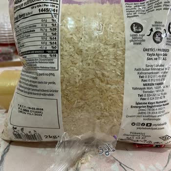 Yayla Bakliyat Yayla Osmancık Pirinç Bozuk