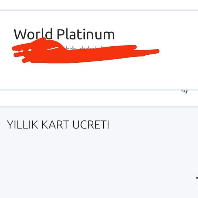 Yapı Kredi Yıllık Kart Ücreti