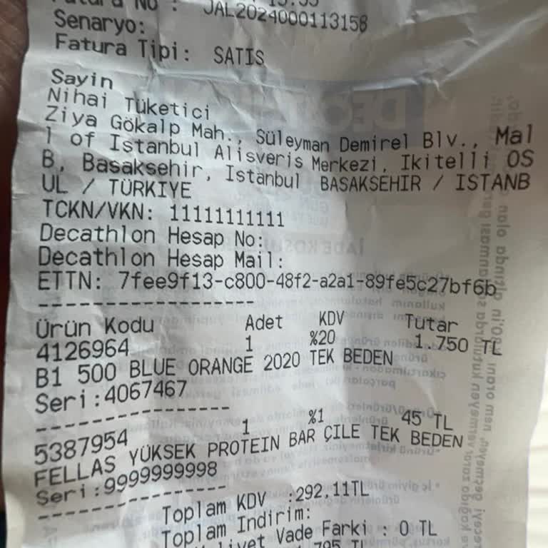 Decathlon Yetkili Olduğunu Söyleyen Fakat Yetkisi Olmayan Arkadaş M. Rt