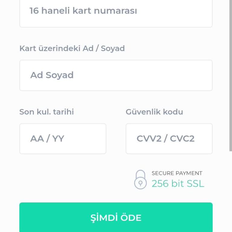 Shopier Sayfamda Taksitli Alışveriş Yapılmıyor