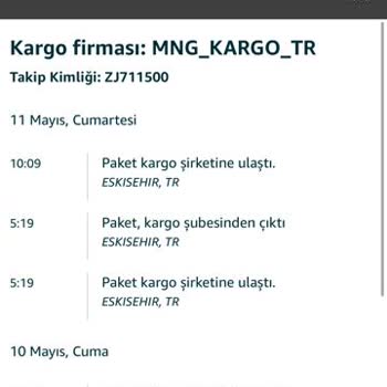 MNG Kargo Eskişehir Teksan Şubesi Teslimat Sıkıntısı