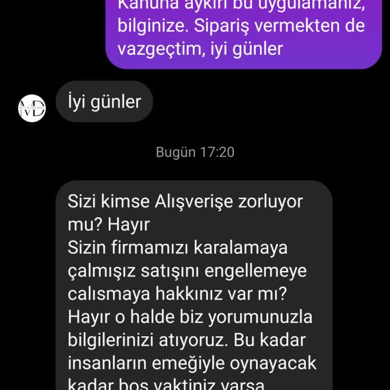 Meysadesign Butik İade Hakkı Yok