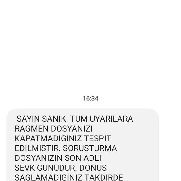 AV.CENNETAK (SMS) Av. Cennet Baskısı Ve Gönderdiği Mesaj