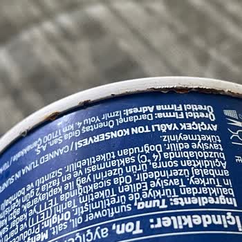 Dardanel Ton Ambalajı Paslı