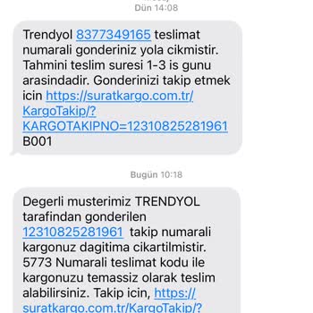 Sürat Kargo Ürünü Teslim Etmiyor!