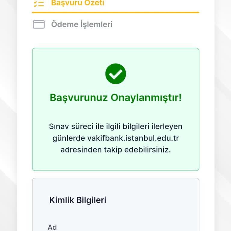 VakıfBank Müfettiş Yardımcılığı Sınavına Giriş Belgesi