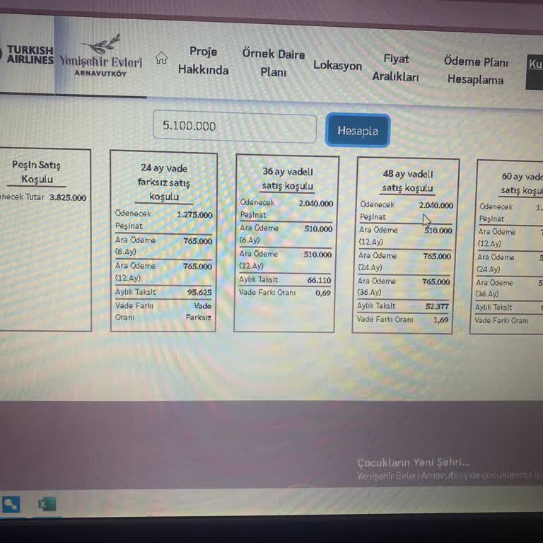 Emlak Konut Yenişehir Evleri Arnavutköy