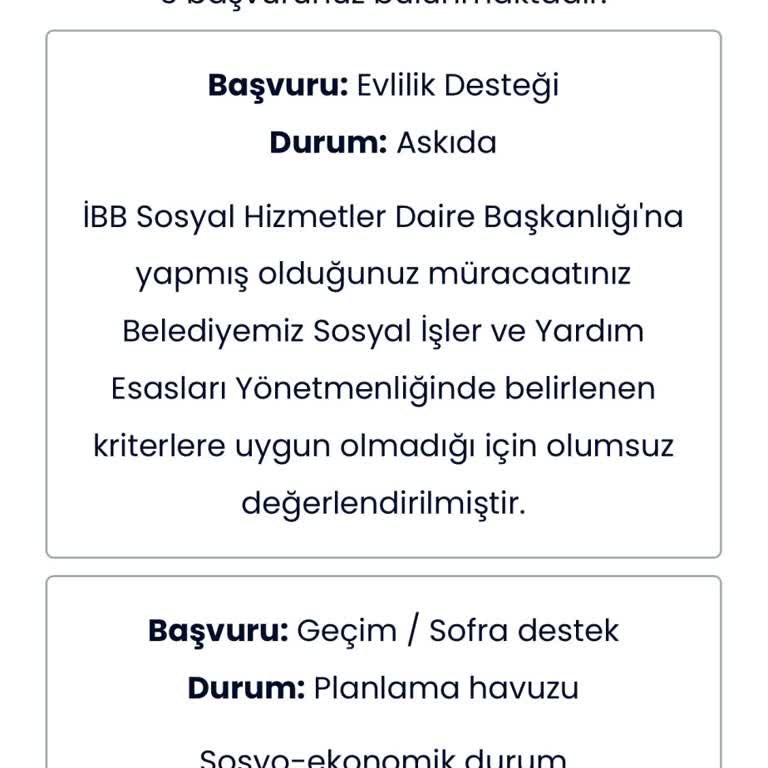 İBB - İstanbul Büyükşehir Belediyesi Evlilik Desteği Reddi Ve Yeniden İnceleme Talebi