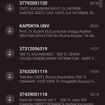 Vodafone Spam Mesaj Sorunu