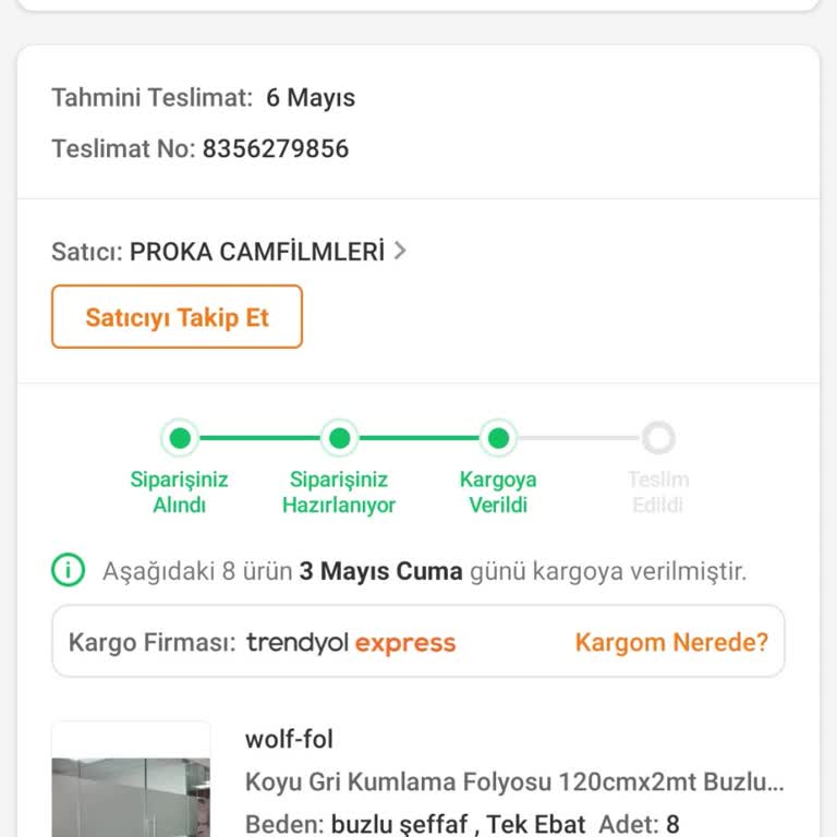 Trendyol Express Trendyol'da Beklenen Ürün Hala Elime Ulaşmadı!