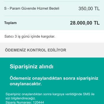 E-ticaret Marka Taklidiyle Dolandırıcılık Paramgüvende Uygulaması İle Yanıltıldım