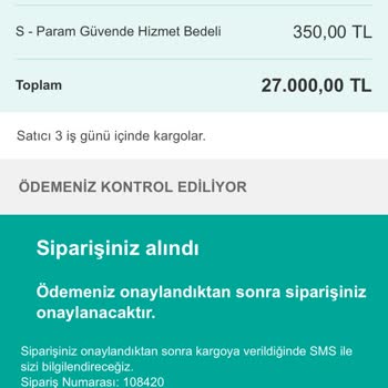 E-ticaret Marka Taklidiyle Dolandırıcılık Paramgüvende Uygulaması İle Yanıltıldım
