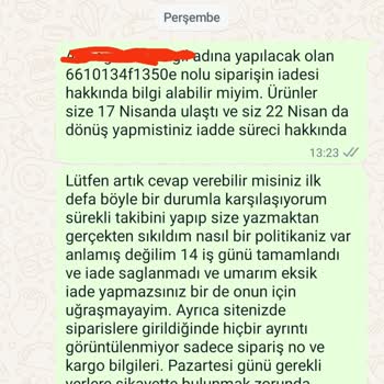 Caddstore Para İadesi Yapılmıyor Ve Müşteri Hizmetlerine Ulaşılamıyor