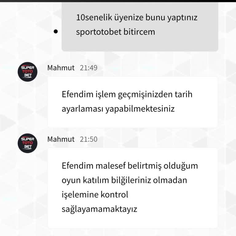 Sportotobet Oynama Oynatma 10senedir Bu Sitede Oynarım Artık Battılar