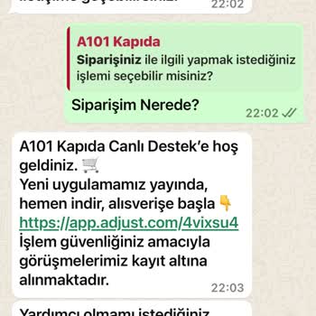 A101 Hoş Olmayan Davranış