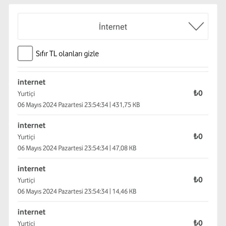 Vodafone Aşım Ücreti Adı Altında Faturama Fazla Ücret Yansıtılması